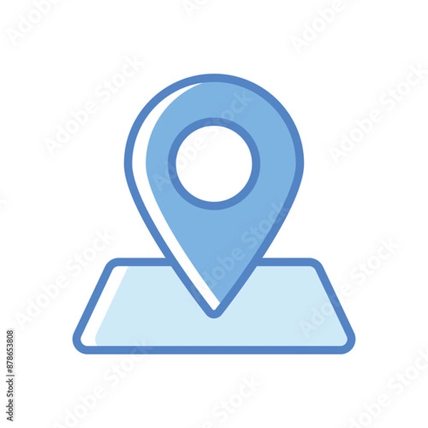 Fototapeta GPS Locator vector icon