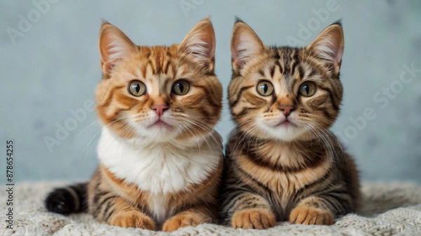 Obraz 2 cute cats  