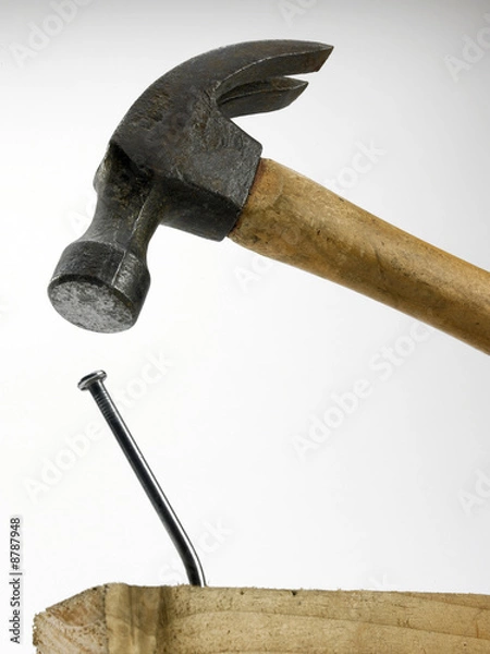 Obraz Hammer and Bent Nail