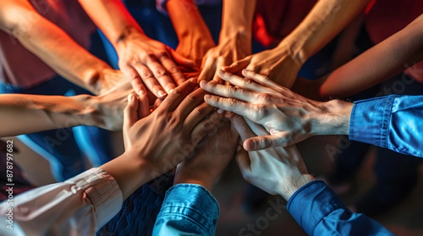 Obraz The United Group Hands