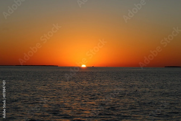 Obraz sunset over the sea