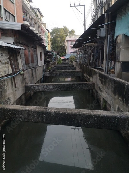 Obraz old bridge over the river