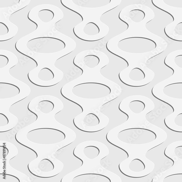 Fototapeta Seamless Ellipse Pattern. 
