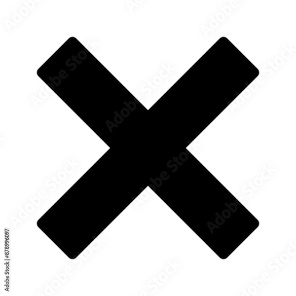 Fototapeta Cancel Icon Vector Symbol Design Illustration