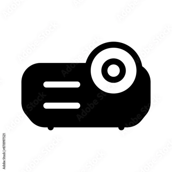 Fototapeta Projector Icon Vector Symbol Design Illustration