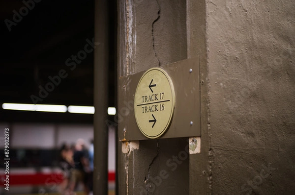 Obraz 鉄道のプラットフォーム