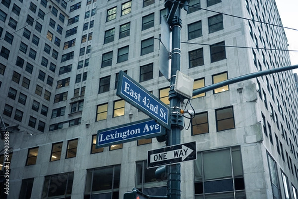 Obraz マンハッタンのサイン