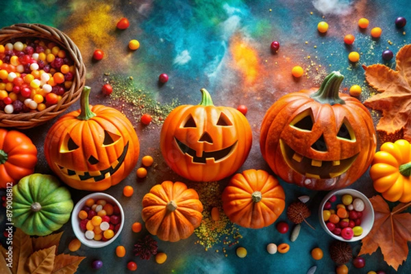 Obraz halloween corn