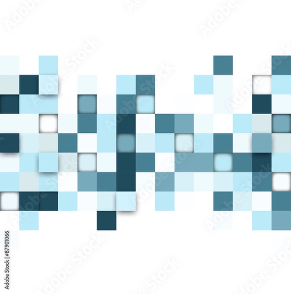 Fototapeta Squares technology background.