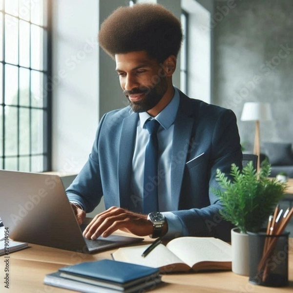 Obraz Businessman working