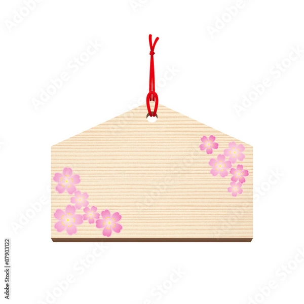 Fototapeta 絵馬■祈願・初詣・無地