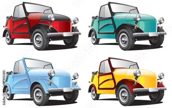 Obraz Vintage Soviet microcar