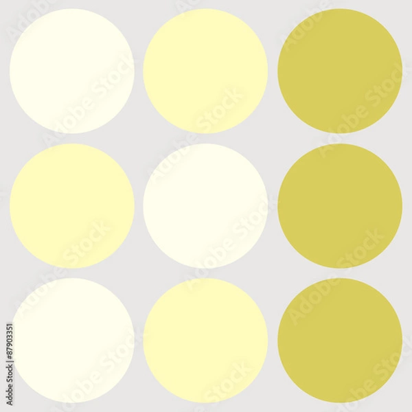 Obraz Simple yellow circle  background.