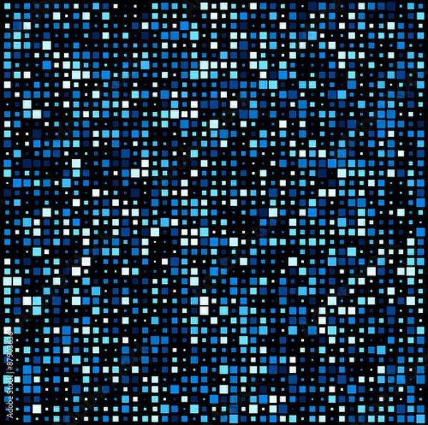 Fototapeta Squares technology pattern background.