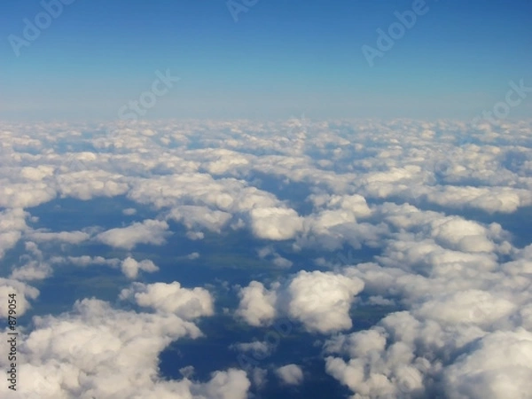 Fototapeta clouds from above