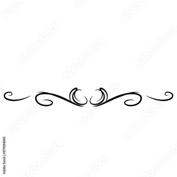 Fototapeta Text Delimiters Vector 