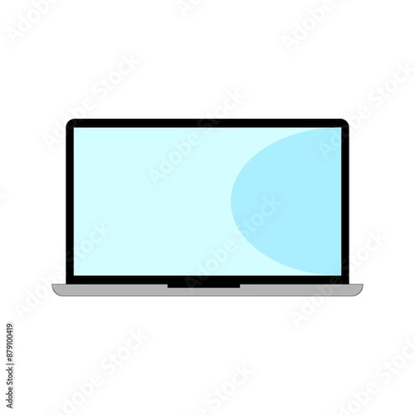 Obraz Laptop icon o white background