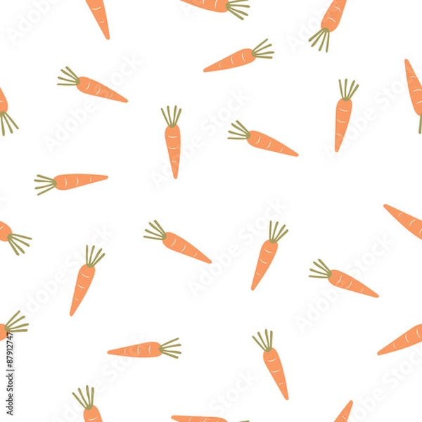 Obraz Carrot seamless background.