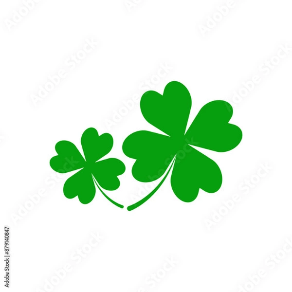 Obraz Patrick Day Clover Leaf