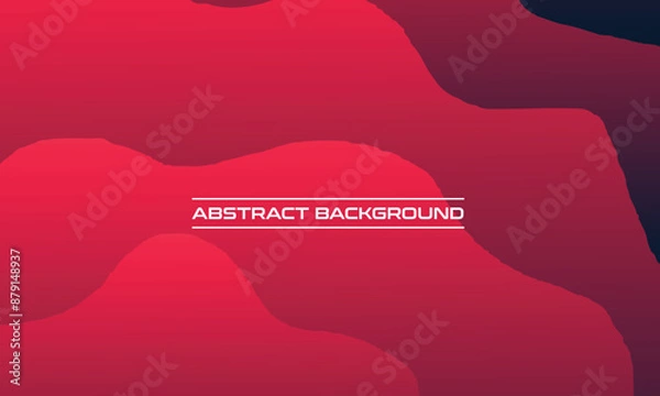 Fototapeta Red abstract technology geometric modern stripes background with texture pattern