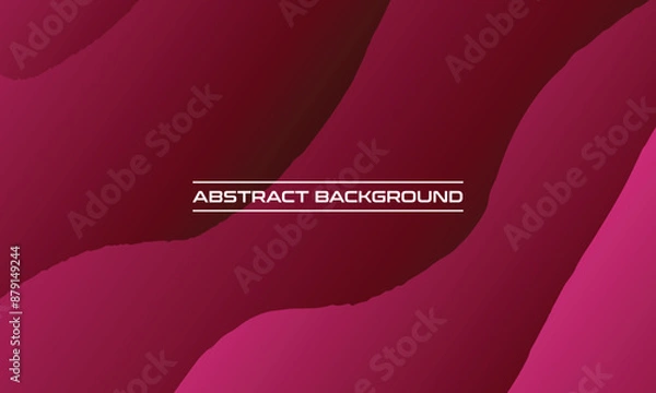 Fototapeta Red abstract technology geometric modern stripes background with texture pattern