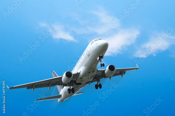 Obraz corporate jet airplane taking off