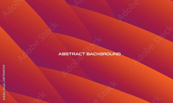 Fototapeta Red abstract technology geometric modern stripes background with texture pattern