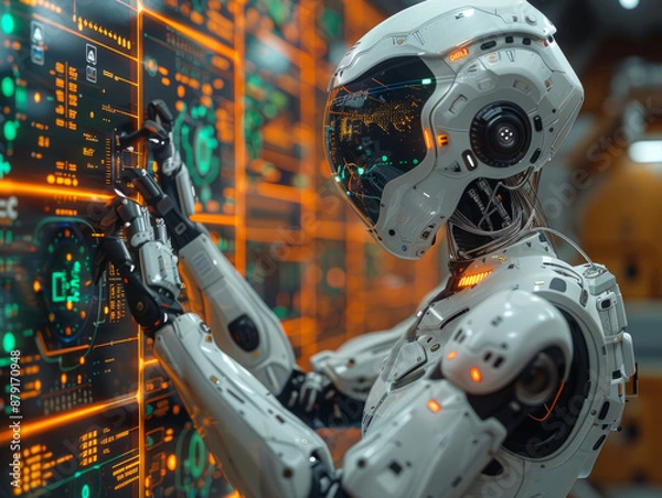 Fototapeta humanoid robot