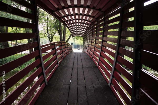 Obraz Little red bridge