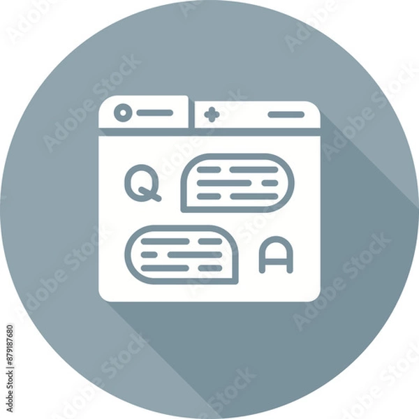 Obraz Forum Vector Icon