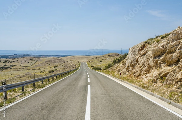 Fototapeta Empty road