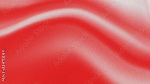Obraz Monochrome grainy background red white noisy texture minimal banner header poster cover backdrop design.
