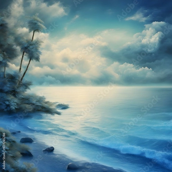 Fototapeta seaside (background)
Generative AI