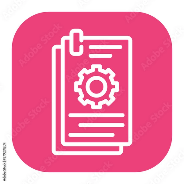 Fototapeta Test Log icon vector image. Can be used for Software Testing.