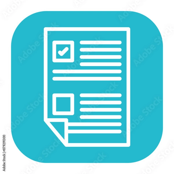 Fototapeta Test Result icon vector image. Can be used for Software Testing.