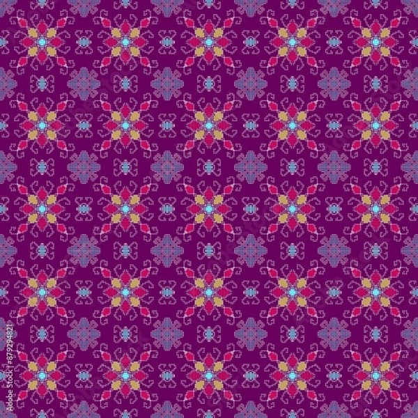 Obraz seamless pattern with flowers