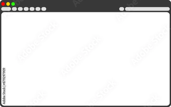 Fototapeta PCウィンドウ タイプ2 (macOS ダークUI)
