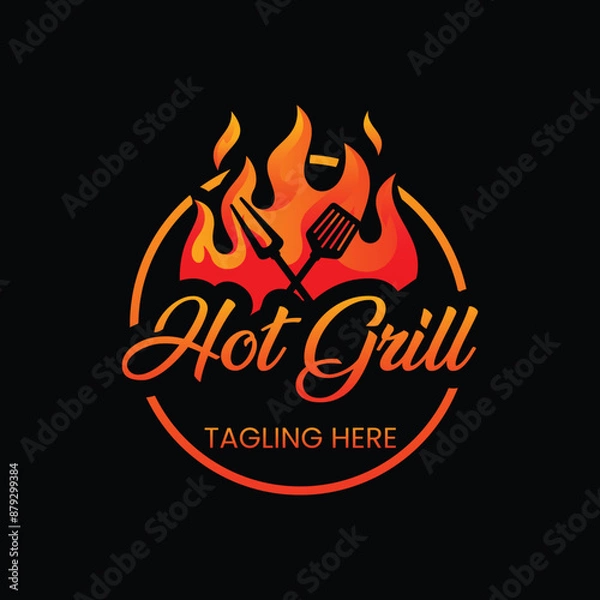 Obraz Hot Grill logo