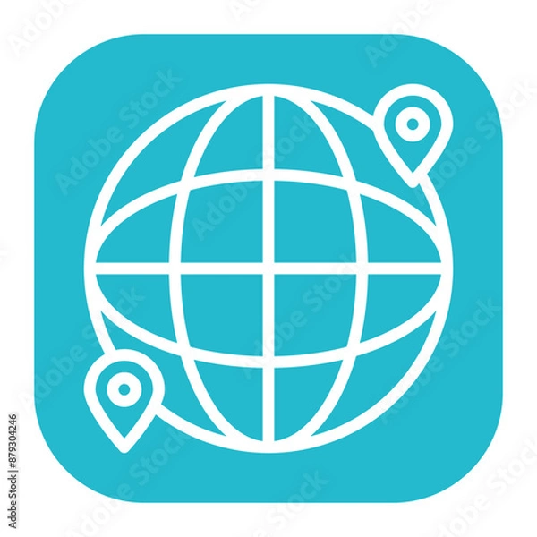 Fototapeta International icon vector image. Can be used for Data Science.