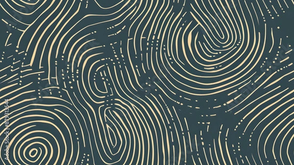 Fototapeta a seamless background pattern looking like fingerprints