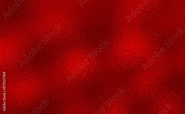 Obraz Vector red foil texture background. Abstract gradient bright and shiny light reflection rough texture surface. Vector illustration for background, backdrop, web, wallpaper, print and design artwork.
