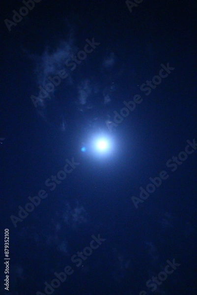 Fototapeta 満月　月のある景色