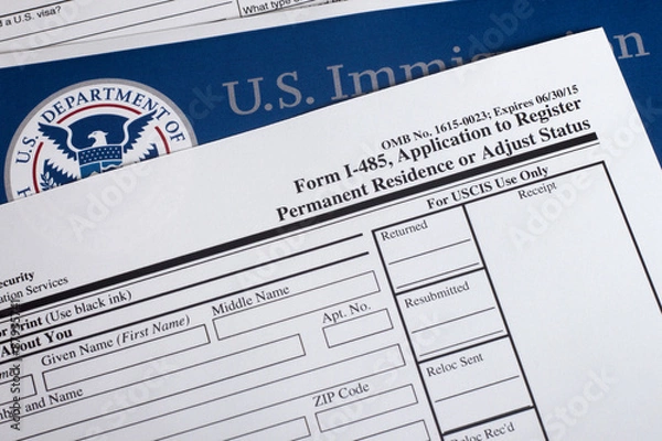 Obraz US Homeland Security Form