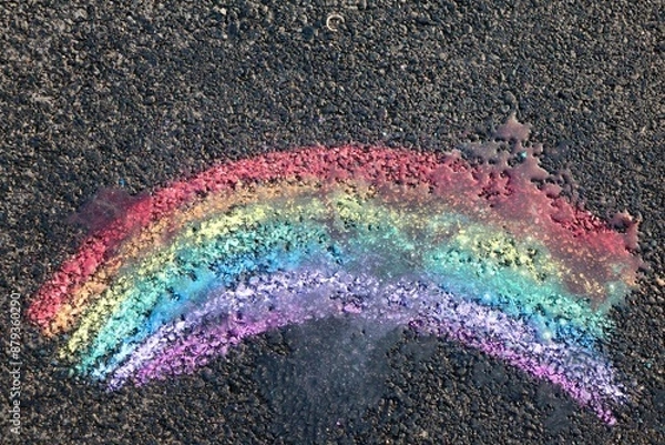 Fototapeta abstract rainbow background