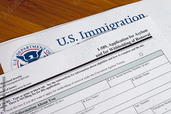 Obraz Application for asylum