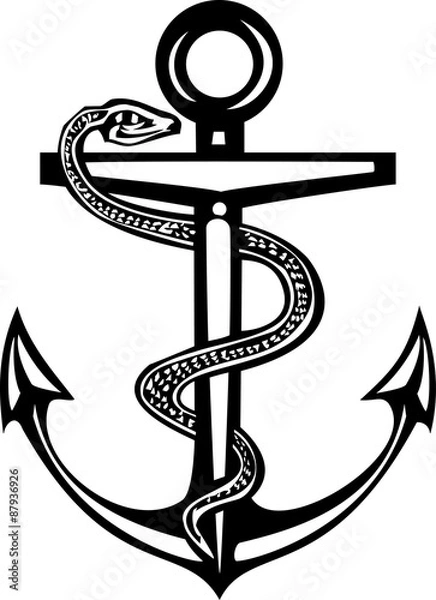 Obraz caduceus Anchor