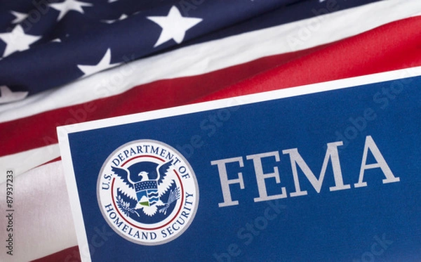 Fototapeta Formularz FEMA US Homeland Security Form