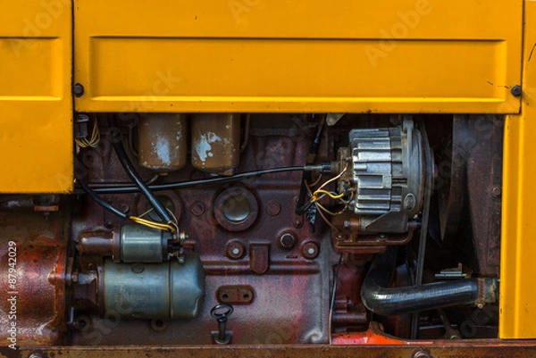 Fototapeta Motor de trator 