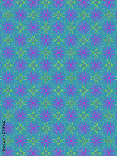 Fototapeta pattern with flowers