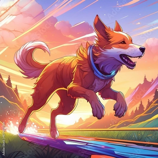 Obraz 大地を蹴って走り出す。